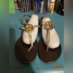 Tory Burch Snake Skin Sandals